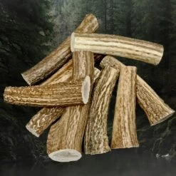 Scottish Stag Antler Roll -The Viking Dragon ch antler rolls in pile