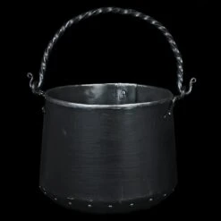 Hand-Forged Steel Cauldron With Cast Iron Handle 15 Hand-Forged Steel Cauldron With Cast Iron Handle -The Viking Dragon gl 5 litre iron cauldron