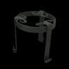 Hand-Forged Iron Cooking Stand -The Viking Dragon gl hand forged cooking pot stand