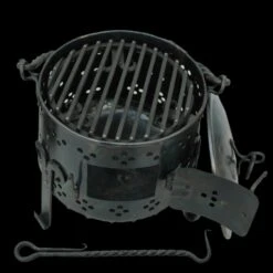 Hand-Forged Iron Fire Pot