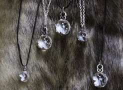 Medium Silver Gotland Crystal Ball Pendant 8 Medium Silver Gotland Crystal Ball Pendant -The Viking Dragon gotlandic crystal ball pendants