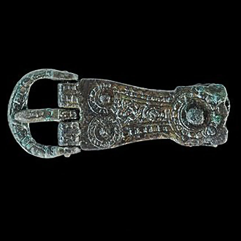 Bronze Hiberno-Norse Buckle With Hinged Buckle Plate 5 Bronze Hiberno-Norse Buckle With Hinged Buckle Plate - Image 3