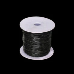 Round Leather Thonging / Leather Cord Reels - PER REEL -The Viking Dragon il leather thong 1mm black