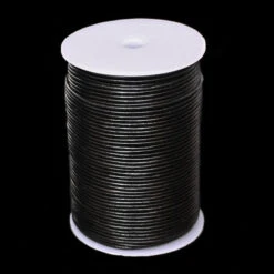 Round Leather Thonging / Leather Cord Reels - PER REEL -The Viking Dragon il leather thong 2mm black