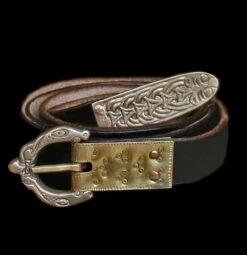 Embossed Brass Buckle Plate -The Viking Dragon kr custom viking belt liverpool buckle borre strap end 288824