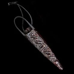 Hand-Forged Medium Snips -The Viking Dragon kr knotwork snips sheath with snips 747865