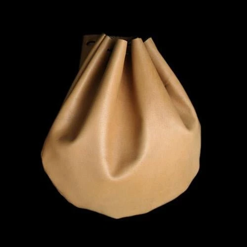 Large Leather Draw String Pouch 4 Large Leather Draw String Pouch - Image 3