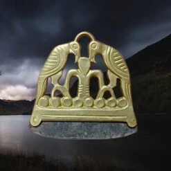 Bronze Odin & Ravens Fire Striker With Flint Flake