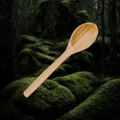 Cherry Wood Viking / Medieval Spoon -The Viking Dragon mc handmade medieval cherry wood spoon