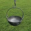 Medium Handmade Steel Cauldron / Cooking Pot 2 Medium Handmade Steel Cauldron / Cooking Pot -The Viking Dragon mf steel ccoking pot medium 598749
