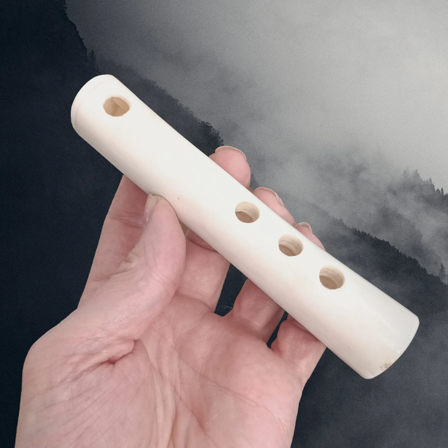 Handy Sized Bone Flute 3 Handy Sized Bone Flute