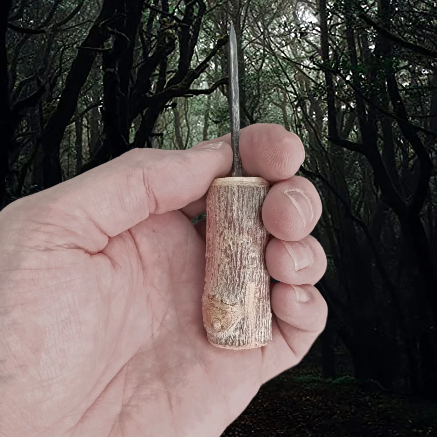 Awl With Birch Wood Handle 3 Awl With Birch Wood Handle