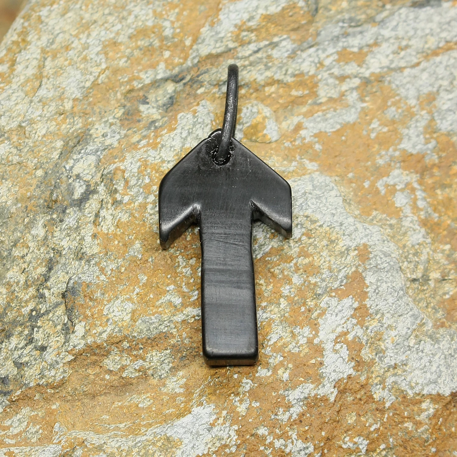 Black Horn Futhark Rune Pendant 8 Black Horn Futhark Rune Pendant - Image 6