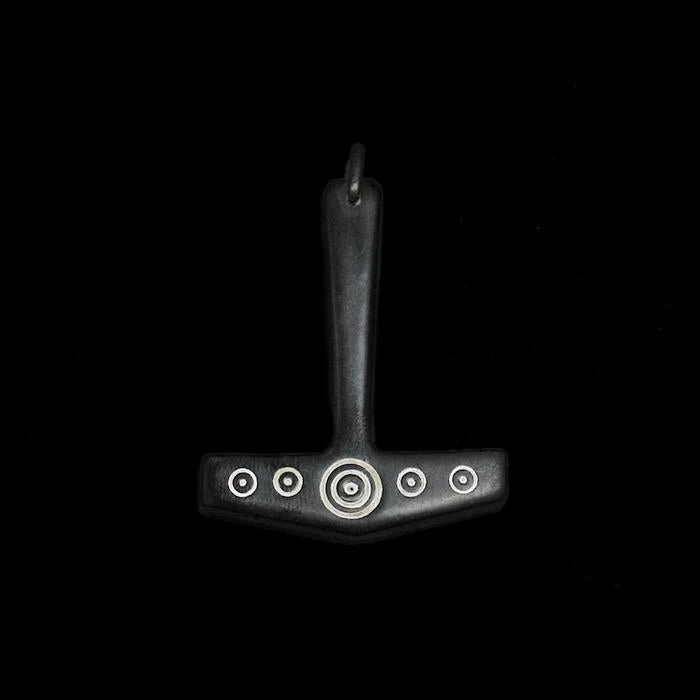 Black Horn Thors Hammer Pendant 4 Black Horn Thors Hammer Pendant - Image 2
