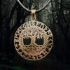 Large Bronze Yggdrasil Runic Pendant -The Viking Dragon nl bronze large yggdrasil rune pendant