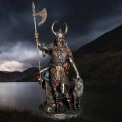 Large Resin Loki Statue - Norse God Mythology