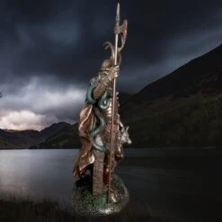 Large Resin Loki Statue - Norse God Mythology 10 Large Resin Loki Statue - Norse God Mythology -The Viking Dragon nn resin norse god statue loki right side view