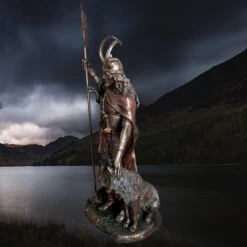 Large Resin Loki Statue - Norse God Mythology 11 Large Resin Loki Statue - Norse God Mythology -The Viking Dragon nn resin norse god statue loki side view