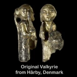 Bronze Valkyrie Statuette -The Viking Dragon original valkyrie from Harby Denmark 803142