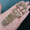 Bronze Replica Gokstad Viking Belt Fittngs -The Viking Dragon pc bronze gokstad viking buckle set on hand