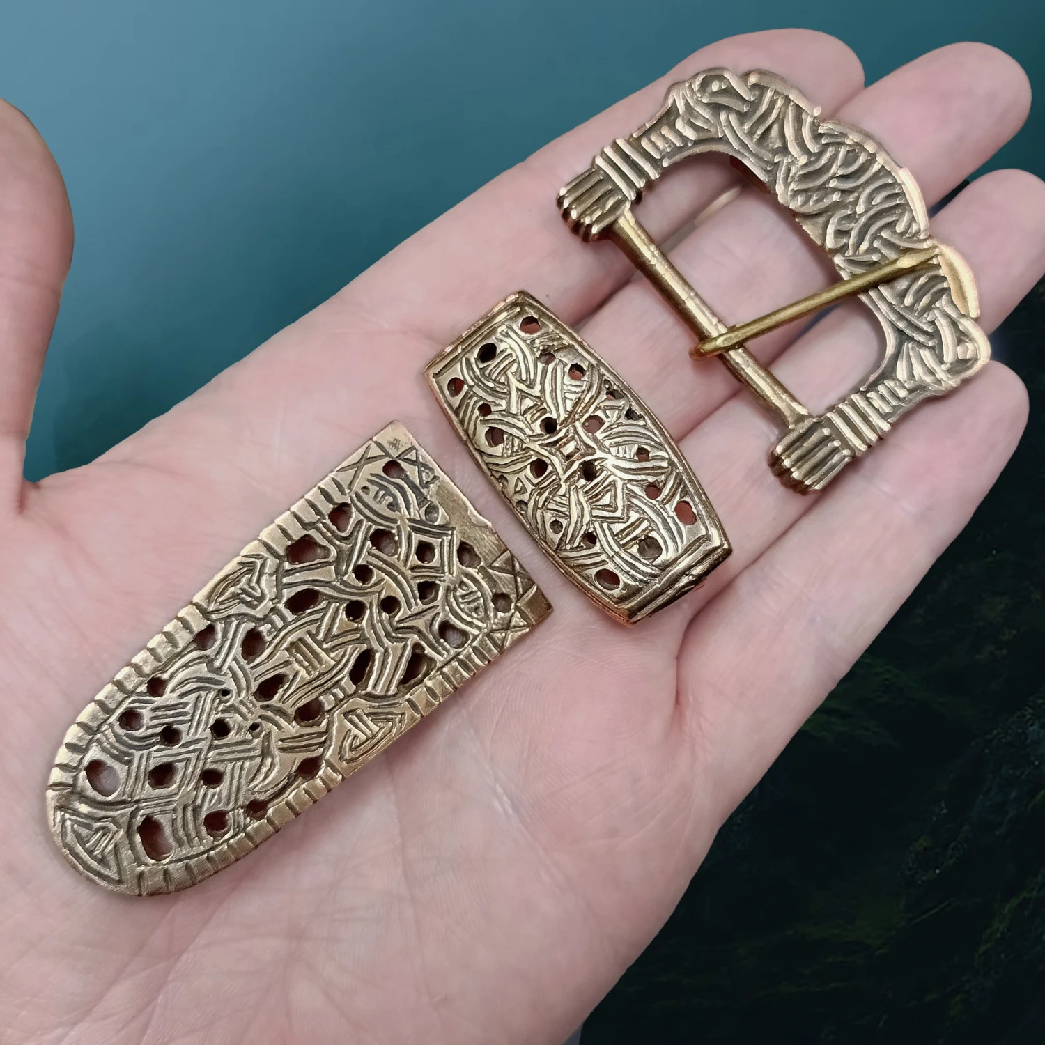 Bronze Replica Gokstad Viking Belt Fittngs 3 Bronze Replica Gokstad Viking Belt Fittngs