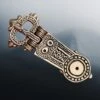 Bronze Hiberno-Norse Buckle With Hinged Buckle Plate -The Viking Dragon pc bronze hiberno norse buckle with integrated buckle plate