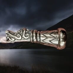 Large Bronze Viking Drinking Horn Finial With Gotland Dragon Head 7 Large Bronze Viking Drinking Horn Finial With Gotland Dragon Head -The Viking Dragon pc bronze large gotland dragon head horn finial