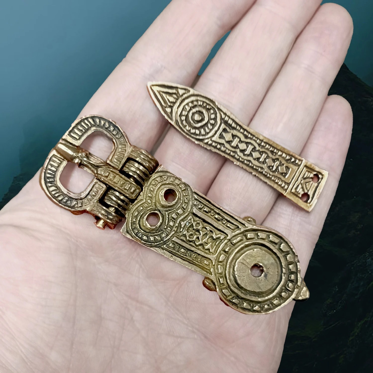 Bronze Hiberno-Norse Buckle Set 4 Bronze Hiberno-Norse Buckle Set - Image 2