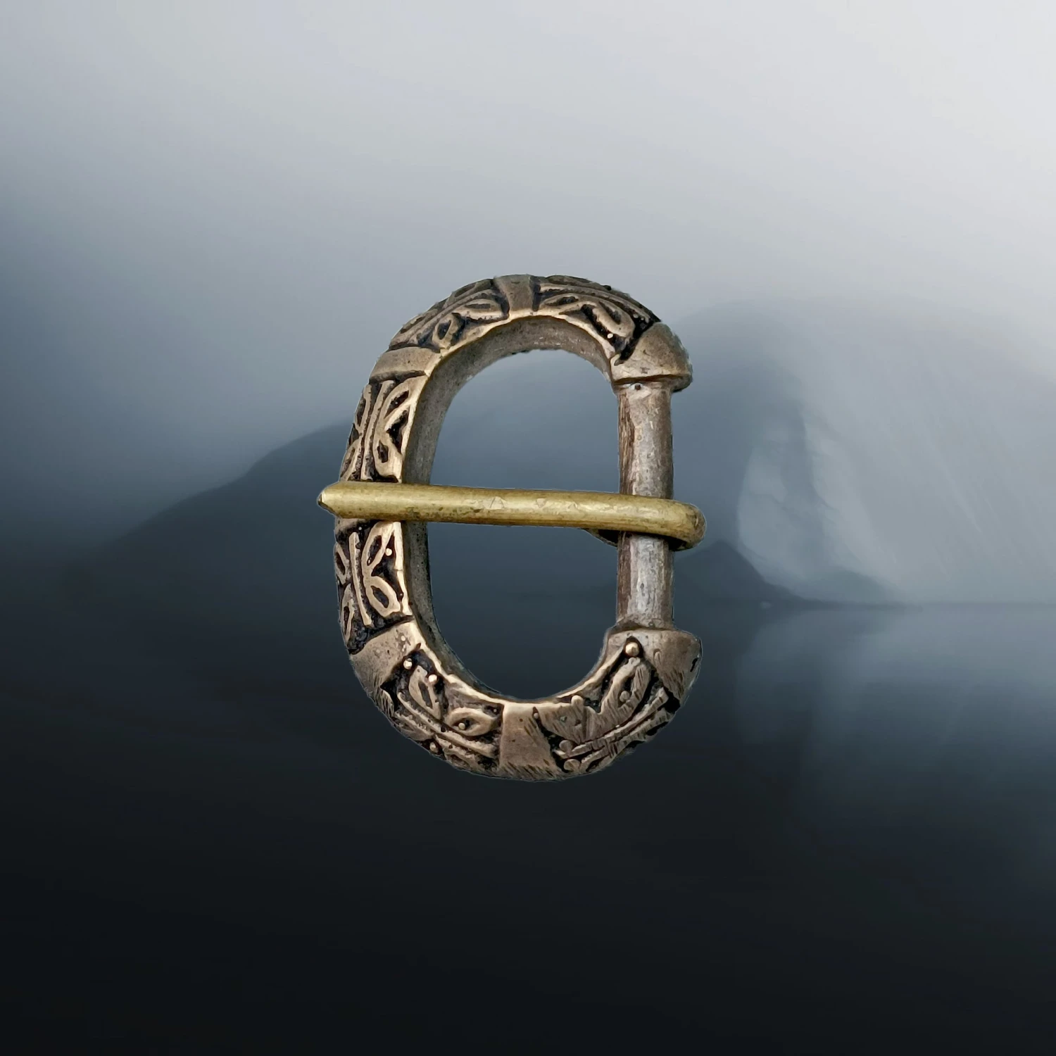 10th - 11th Century Replica Viking Bronze Buckle From Birka 3 10th - 11th Century Replica Viking Bronze Buckle From Birka