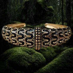 Large Bronze Replica Viking Bracelet From Falster
