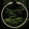 Bronze Twisted Gotland Dragon Neck Torc -The Viking Dragon pp bronze gotland dragon twisted neck torque