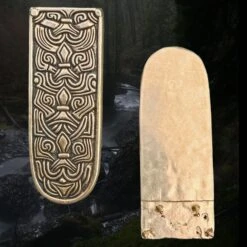 Large Bronze Borre Syle Viking Strap End