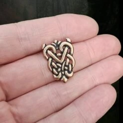 Bronze Ringerike Style Knotwork Viking Buckle Set 18 Bronze Ringerike Style Knotwork Viking Buckle Set -The Viking Dragon pp bronze ringerike style viking strap end on hand