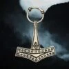 Large Bronze Rømersdal Replica Thors Hammer Pendant With Ring Hanger