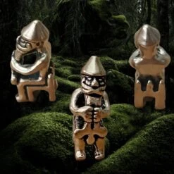 Bronze Seated Thor Pendant