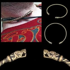 Bronze Twisted Gotland Dragon Neck Torc 12 Bronze Twisted Gotland Dragon Neck Torc -The Viking Dragon pp bronze twisted neck torc with gotland dragon heads collage