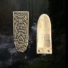 Bronze Borre Style Birka Viking Strap End 1 Bronze Borre Style Birka Viking Strap End -The Viking Dragon pp bronze viking strap end borre style from birka front and back