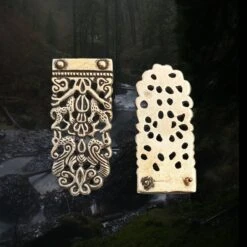 Small Bronze Viking / Saxon Strap End From Winchester