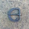 Hand-Forged Iron Viking / Medieval Buckle - 20mm (0.75 Inch) -The Viking Dragon pp iron viking buckle 19mm width