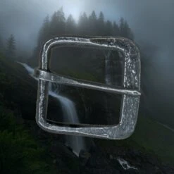 Hand-Forged Iron Viking / Medieval Buckle - 25mm (1 Inch)