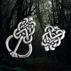 Silver Plated Ringerike Style Knotwork Viking Buckle Set 11 Silver Plated Ringerike Style Knotwork Viking Buckle Set -The Viking Dragon pp silver plated viking knotwork buckle set