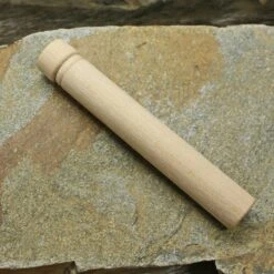 Wooden Viking / Medieval Needlecase -The Viking Dragon qs large wooden needle case on rock