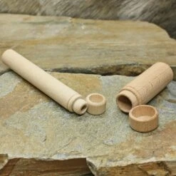 Wooden Viking / Medieval Needlecase