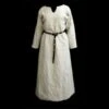 Handmade Natural Linen Women's Viking Dress -The Viking Dragon ro linen viking dress natural with belt
