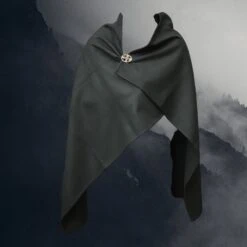 Handmade Wool Viking Cloak -The Viking Dragon ro wool viking cloak grey
