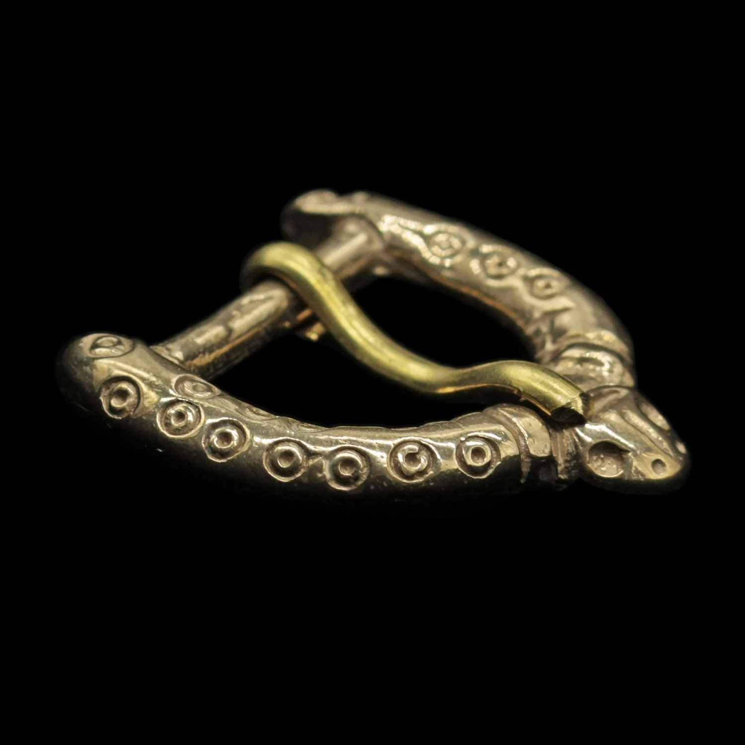 Bronze Viking Dot And Ring Buckle 4 Bronze Viking Dot And Ring Buckle - Image 2