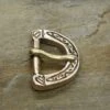 Hiberno-Norse Bronze Viking Buckle -The Viking Dragon rs bronze hiberno norse buckle on rock