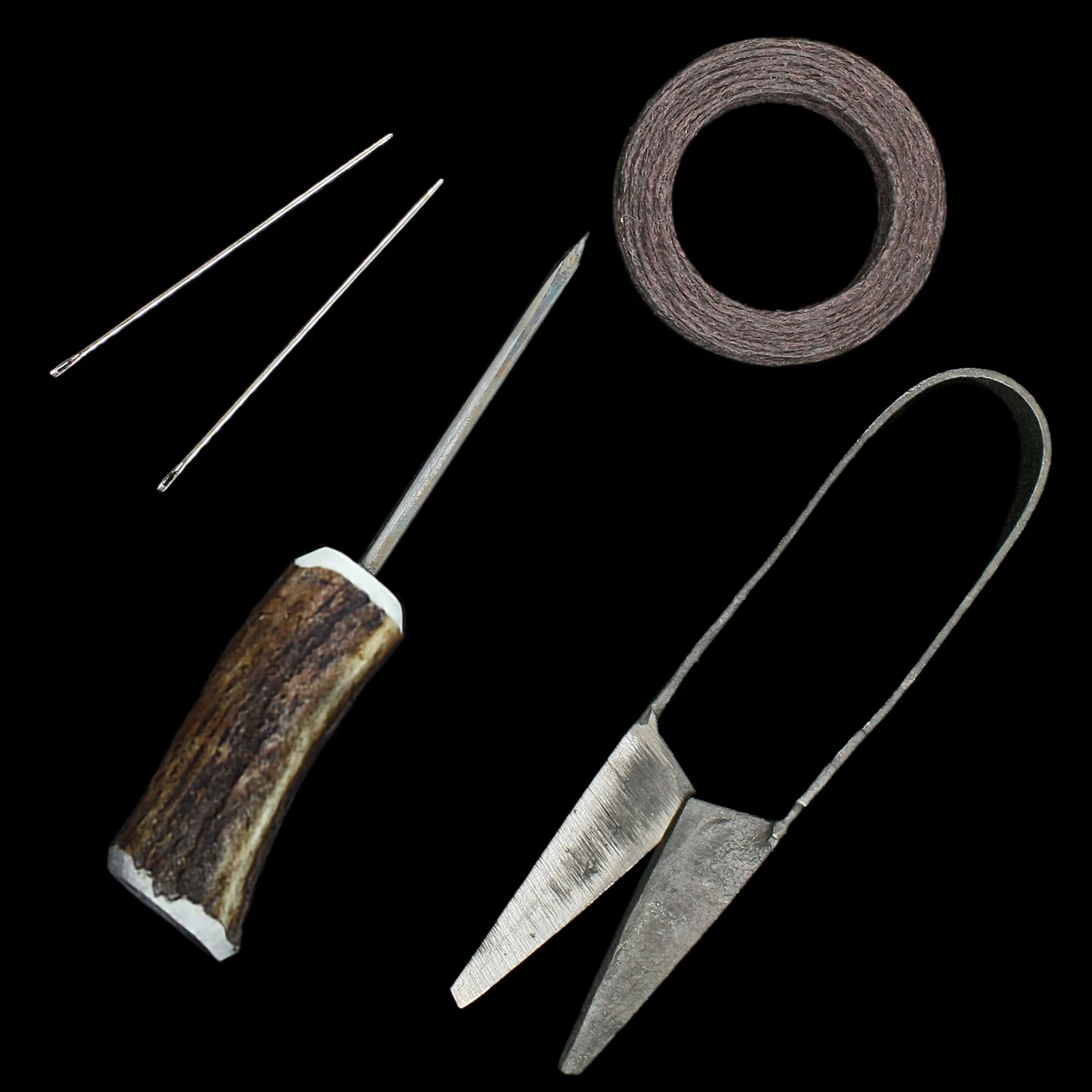 Leather Viking Sewing Kit With Antler Awl 6 Leather Viking Sewing Kit With Antler Awl - Image 4