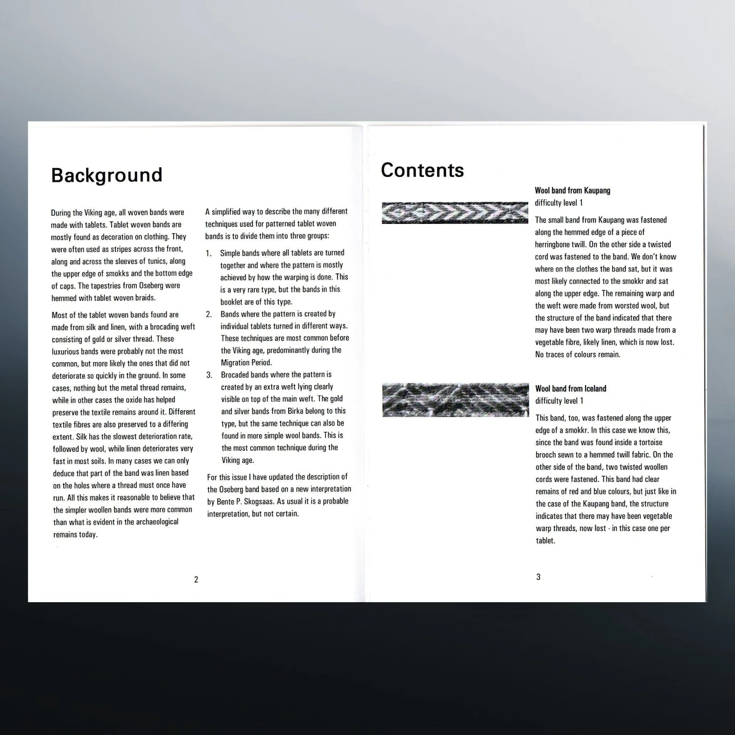 Viking Age Clothing - Simple Tablet Weaving Book 4 Viking Age Clothing - Simple Tablet Weaving Book - Image 2