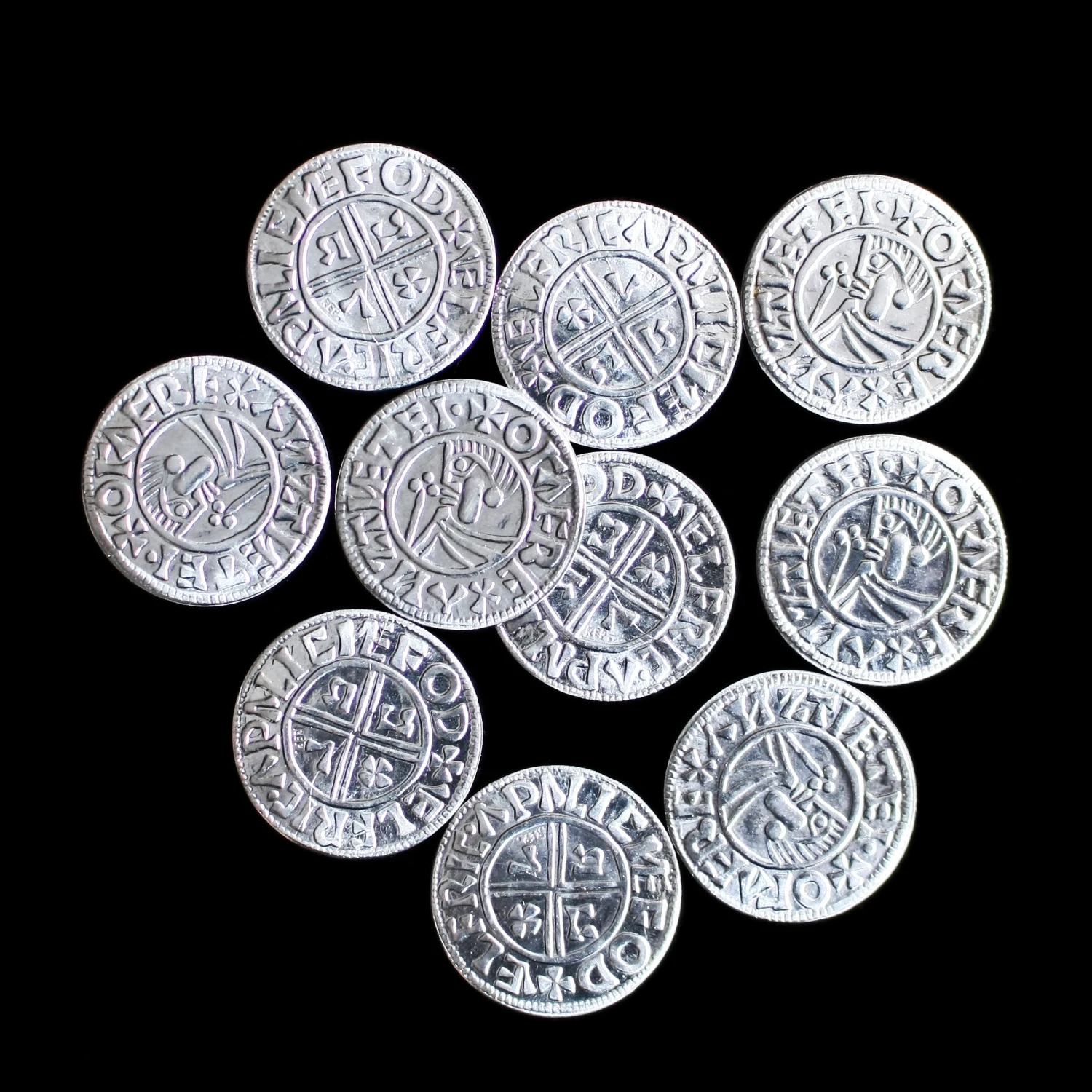 Aethelred Replica Saxon Coins From Winchester 3 Aethelred Replica Saxon Coins From Winchester